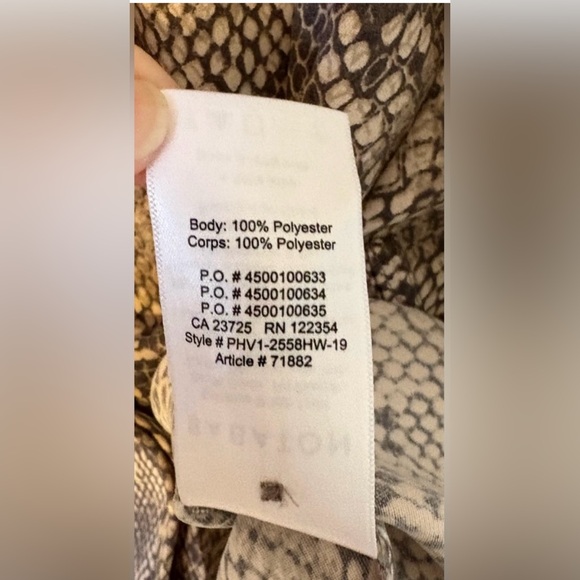 NWOT Aritzia Babaton Gray Snake Print Blazer size XS sku#52 - Picture 8 of 8